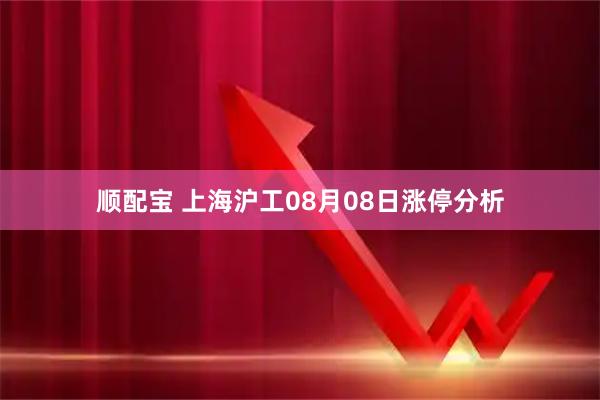 顺配宝 上海沪工08月08日涨停分析